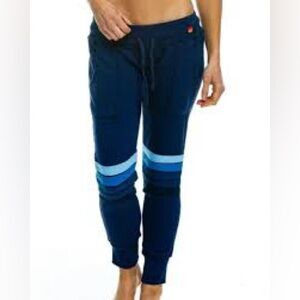 AVIATOR NATION 🌈 5 STRIPE MOTO JOGGERS VINTAGE MEDIUM